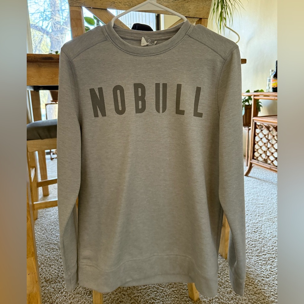 NOBULL Grey NEW Crew Neck Sweatshirt, Small M